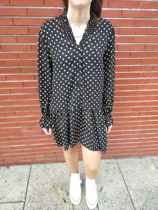 Robe imprimée pois