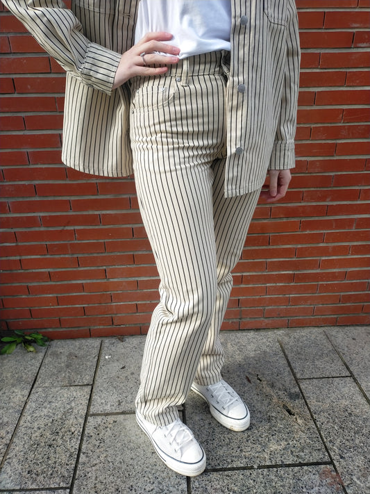 Pantalon à rayures